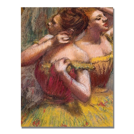 Edgar Degas 'Two Dancers' Canvas Art,24x32